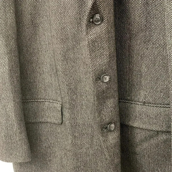 Men’s Stafford Sports Coat Size 50R Black And Gray EUC - Picture 4 of 12